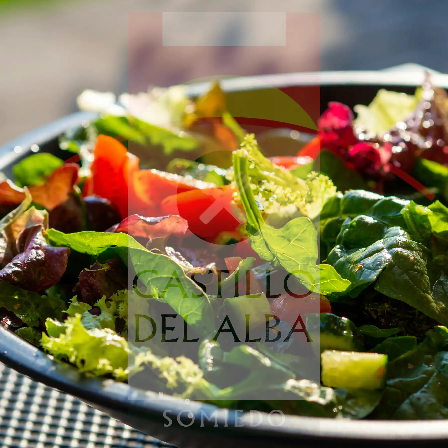 Ensalada Premium del Restaurante Castillo del Alba